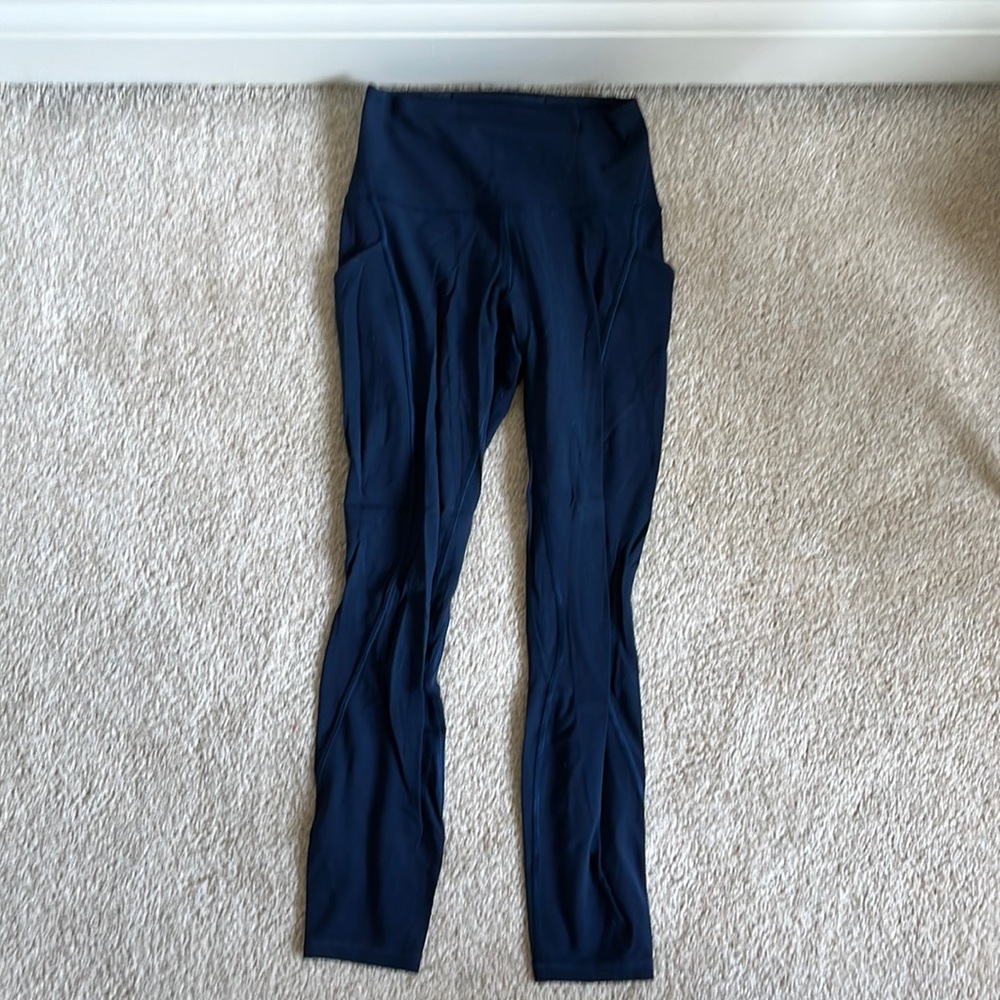 Lululemon Navy Leggings with Pockets